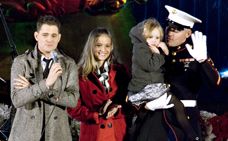 Michael Bublé sung “I´ll be home for Christmas” especially dedicated to the “Marines”